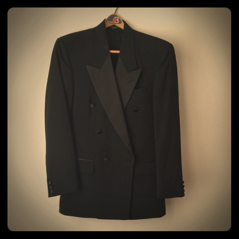 Vintage Christian Dior double breasted tuxedo